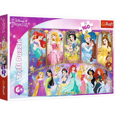 TREFL DISNEY PRINCESS dėlionė „Princesės“, 160 det.