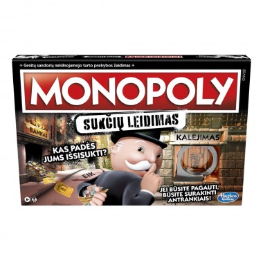 MONOPOLY Žaidimas „Monopolis: sukčių leidimas“ (Lietuvių kalba)