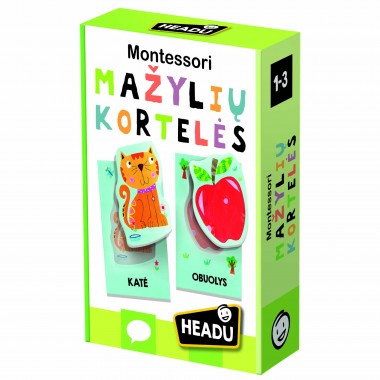 HEADU „Montessori“ Mažylių kortelės, lietuvių k.