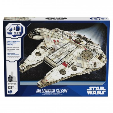 STAR WARS 4D dėlionė „Žvaigždžių karai: Millennium Falcon“