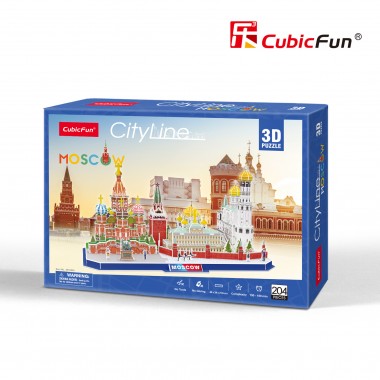 CUBICFUN 3D dėlionė „Maskva“