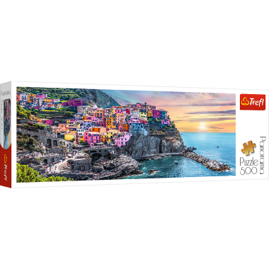 TREFL panoraminė dėlionė „Vernazza Italija“, 500 det.