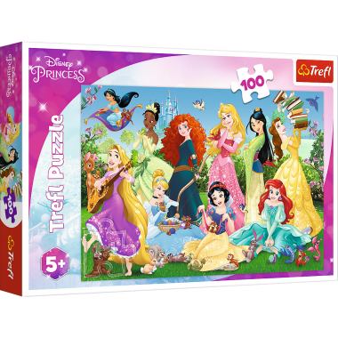 TREFL DISNEY PRINCESS dėlionė „Princesės“, 100 det.