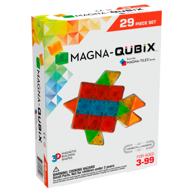 MAGNA-TILES Magnetinis konstruktorius QUBIX, 29 det.