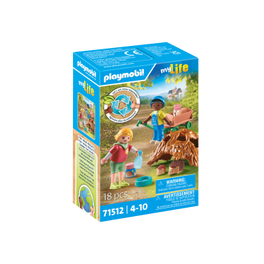 PLAYMOBIL MY LIFE Ežiukų šeimynėlės priežiūra 71512