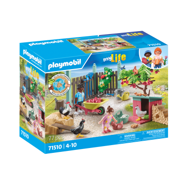 PLAYMOBIL MY LIFE Vištidė namo kieme 71510