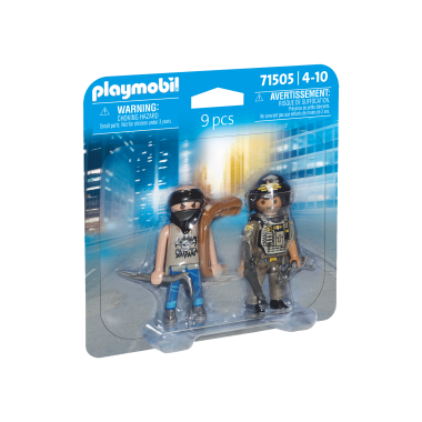 PLAYMOBIL DUOPACKS Policininkas ir vagis 71505