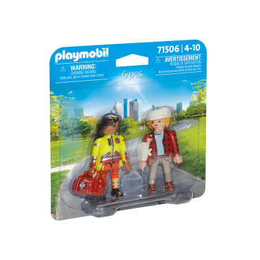 PLAYMOBIL DUOPACKS Paramedikas ir pacientas 71506