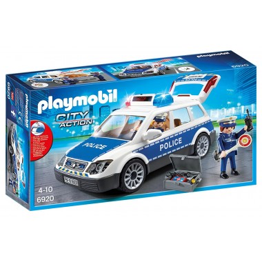 PLAYMOBIL Policijos automobilis su šviesomis ir garsais 6920